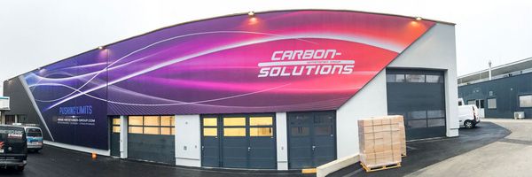Hintsteiner Carbon Solutions - Fassadenbespannung an drei Seiten Hintsteiner Carbon Solutions - Fassadenbespannung an drei Seiten