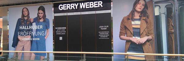 Gerry Weber Europark Salzburg - Schaufensterbeklebung Gerry Weber Europark Salzburg - Schaufensterbeklebung