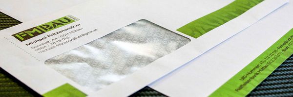 FM Bau Huettau - Briefpapier und Kuvert FM Bau Huettau - Briefpapier und Kuvert